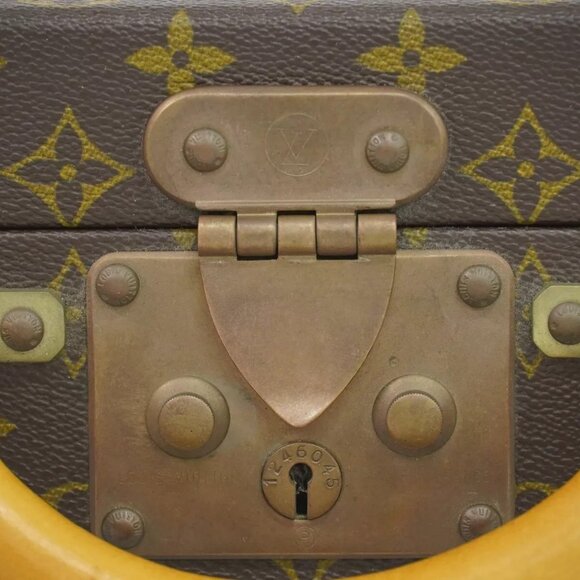 Louis Vuitton President M53012 Monogram Canvas Trunk Briefcase Brown Gold - Picture 9 of 16